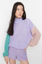 Sweter damski Trendyol Color Block