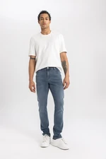 DEFACTO Pedro Slim Fit Narrow Fit Regular Waist Narrow Leg Jean Trousers