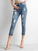 Jeans trousers-JMP-SP-CHK001.81-blue