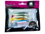 LK Baits Predátor Kompletní Set Basara v dipu 6 cm, 4ks