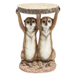 Odkladací stolík Meerkat Sisters 33 cm