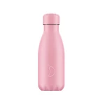 Sticlă termos Chilly's Bottles - roz pastel 260ml, ediția Original