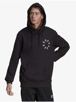 Black Mens Hoodie adidas Originals - Men