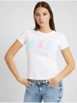 White Women's T-Shirt Guess Alissia - Women