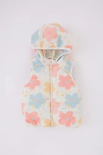 DEFACTO Baby Girls Water Repellent Hooded Inflatable Vest