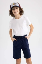 DEFACTO Boy Regular Fit Sweatshirt Fabric Shorts