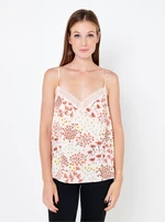 Creamy floral top CAMAIEU - Women