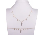 Stainless steel necklace G2211-1-2 gold