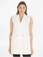 White Women's Extended Vest Tommy Hilfiger - Women