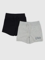 GAP Kids tracksuit shorts logo, 2pcs - Boys