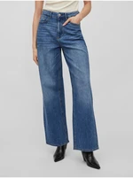 Blue Women's Wide Jeans VILA Freya - Women