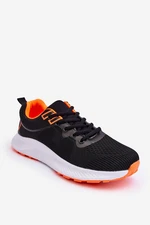 Classic Men's Sport Shoes Lace-up Black-Orange Jasper