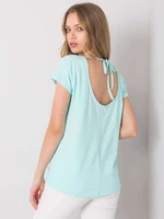 Mint monochrome women's T-shirt