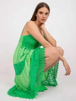 Dress green Och Bella BI-82345.green