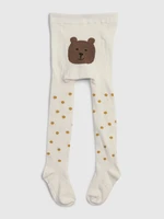 Creamy Children's Polka Dot Tights GAP