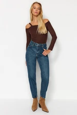 Trendyol Blue High Waist Mom Jeans