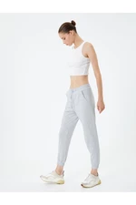 Koton Basic Jogger Sweatpants with Tie Waist Pocket