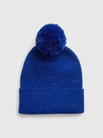 Dark blue children's hat with pompom GAP