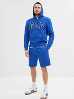 Blue men's tracksuit shorts with GAP logo