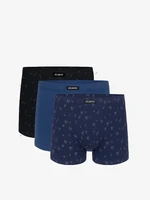 Boxer shorts Atlantic 3MH-025 A'3 S-3XL blue-blue-navy 08