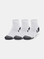 Under Armour Socks UA Performance Cotton 3p Qtr-WHT - unisex