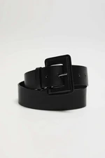 Wide belt - black