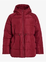 Women's red quilted jacket VILA Eana