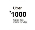 Uber ₹1000 IN Gift Card