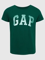 GAP Children's T-shirt organic with sequined logo - Girls