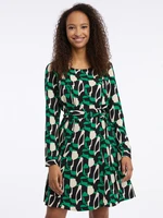 Orsay Green Ladies Patterned Dress - Women