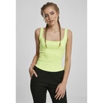 Women's Electric Lime Wide Neck