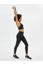 Koton Sports Leggings Stitch Detail High Waist