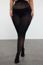 Trendyol Curve Black Single 2 Size Slimming Effect Lifting Plus Size Pantyhose