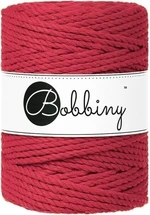 Bobbiny 3PLY Macrame Rope 5 mm 100 m Classic Red Șnur