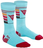 Dainese HG Hallerbos Light Blue/Red M Calcetines de ciclismo