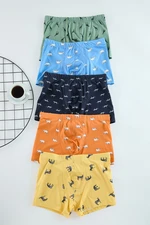 Trendyol 5 Pack Patterned/Plain Pack Boxers