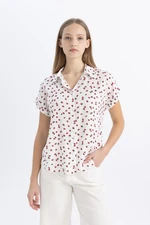 DEFACTO Cool Patterned Short Sleeve Shirt