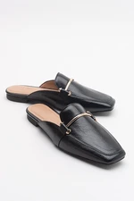 LuviShoes Ronda Black Women's Slippers