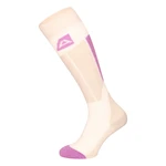 ALPINE PRO RODE cream merino wool socks