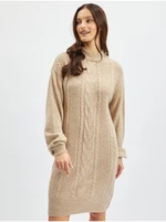 Orsay Beige Ladies Sweater Dress - Women