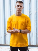 Men's Yellow T-Shirt Dstreet