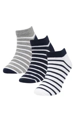 DEFACTO Boy's 3-Piece Cotton Booties Socks