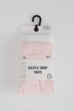 DEFACTO Girls' Cotton 2-Piece Long Socks