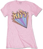 Kiss Camiseta de manga corta Stars Womens Pink S