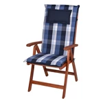 Niebieski fotel ogrodowy 50x120 cm Hemsby - Sun Garden