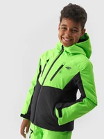 Chlapecká lyžařská bunda membrána 10000 - zelená