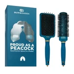 Olivia Garden Peacock Brush Set sada kief na vlasy