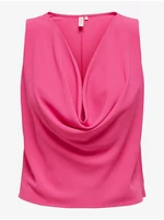 Deep pink women's top ONLY Mette - Women