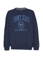 Tommy Jeans Sweatshirt - TJM REVERSE SLUB CREW blue