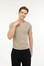 Lumberjack MB MODAL SB203 4FX L KHAKI Man Sleeve T-Sh